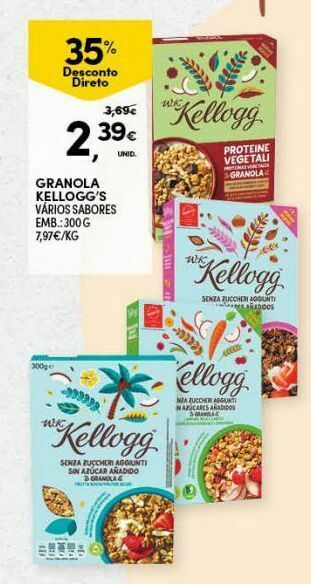 Continente Cereais kellogg's promoção