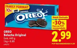 Lidl OREO Bolacha Original promoção