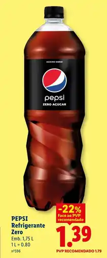 Lidl PEPSI Refrigerante Zero promoção