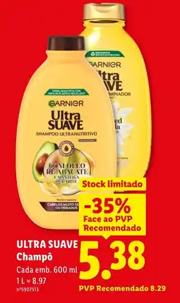 Lidl Ultra SUAVE Champô Cada promoção