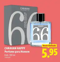 Lidl CARAVAN HAPPY Perfume para Homem promoção