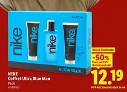 Lidl NIKE Coffret Ultra Blue Man promoção