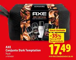 Lidl AXE Conjunto Dark Temptation promoção