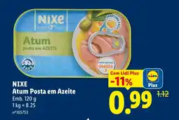 Lidl NIXE Atum Posta em Azeite promoção