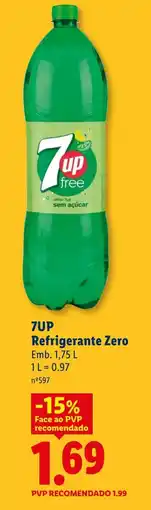 Lidl 7UP Refrigerante Zero promoção