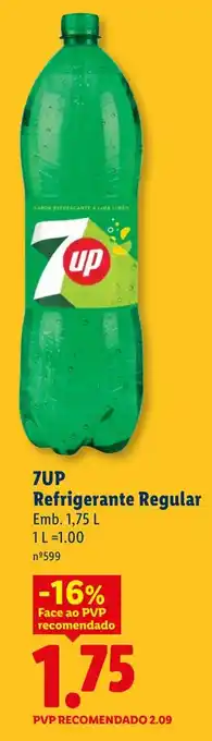 Lidl 7UP Refrigerante Regular promoção