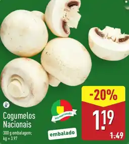 ALDI Cogumelos Nacionais promoção