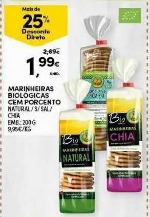 Biscoitos cem porcento