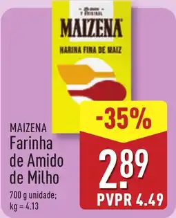 ALDI MAIZENA Farinha de Amido de Milho promoção