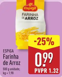 ALDI ESPIGA Farinha de Arroz promoção