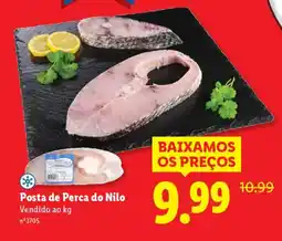 Lidl Posta de Perca do Nilo promoção