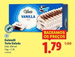 Lidl Gelatelli Tarte Gelada promoção