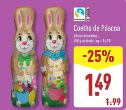 ALDI Coelho de Páscoa promoção