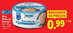 Lidl Nixe Atum ao Natural promoção