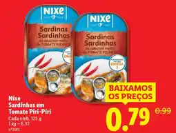 Lidl Nixe Sardinhas em Tomate Piri-Piri promoção