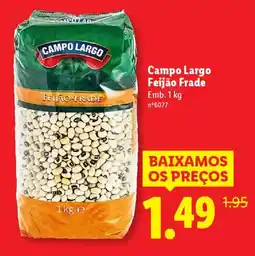 Lidl Campo Largo Feijão Frade promoção