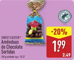 ALDI SWEET EASTER Amêndoas de Chocolate Sortidas promoção