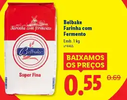 Lidl Belbake Farinha com Fermento promoção