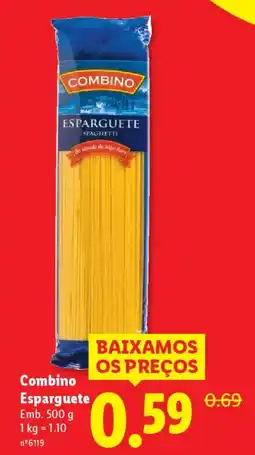 Lidl Combino Esparguete promoção