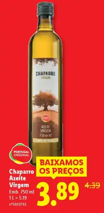 Lidl Chaparro Azeite Virgem promoção