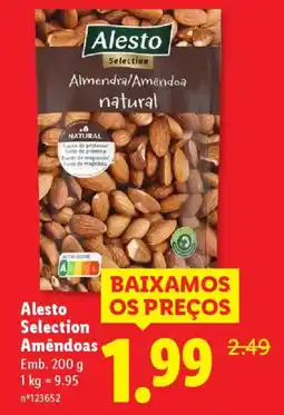 Lidl Alesto Selection Amêndoas promoção