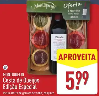 ALDI MONTIQUEIJO Cesta de Queijos Edição Especial promoção