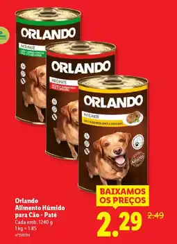 Lidl Orlando Alimento Húmido para Cão - Paté promoção
