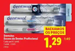 Lidl Dentalux Escova de Dentes Profissional promoção