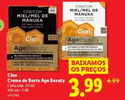 Lidl Cien Creme de Rosto Age Beauty promoção