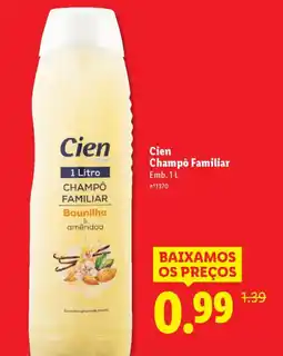 Lidl Cien Champô Familiar promoção