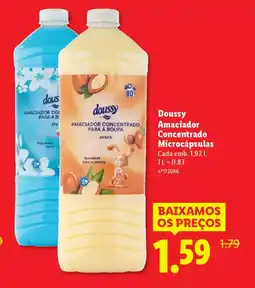 Lidl Doussy Amaciador Concentrado Microcápsulas promoção