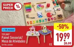 ALDI TOYLINO Painel Sensorial/ Mesa de Atividades promoção