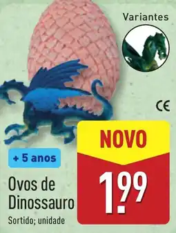 ALDI Ovos de Dinossauro Sortido; unidade promoção