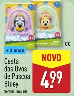 ALDI Cesta dos Ovos de Páscoa Bluey promoção