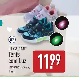 ALDI LILY & DAN Ténis com Luz promoção