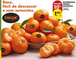 Pingo Doce Mandarina tango nacional promoção