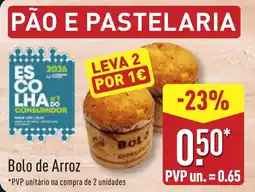 ALDI Bolo de Arroz promoção