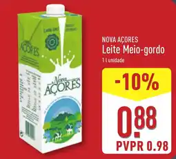 ALDI NOVA AÇORES Leite Meio-gordo promoção