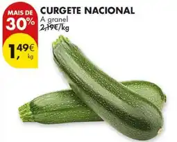 Pingo Doce Curgete nacional promoção