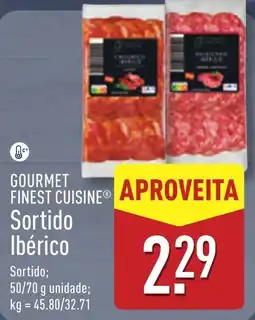 ALDI GOURMET FINEST CUISINE Sortido Ibérico promoção