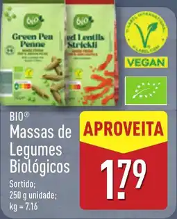 ALDI BIO Massas de Legumes Biológicos promoção