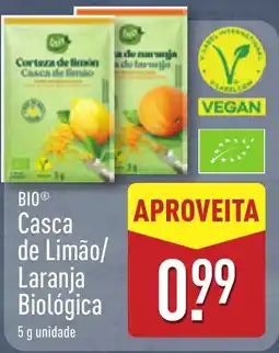 ALDI BIO Casca de Limão/ Laranja Biológica promoção