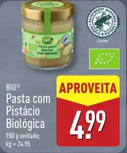 ALDI BIO Pasta com Pistácio Biológica promoção