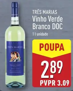 ALDI TRÊS MARIAS Vinho Verde Branco DOC promoção