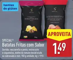 ALDI SPECIAL Batatas Fritas com Sabor promoção