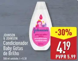 ALDI JOHNSON & JOHNSON Condicionador Baby Gotas de Brilho promoção