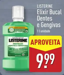 ALDI LISTERINE Elixir Bucal Dentes e Gengivas promoção