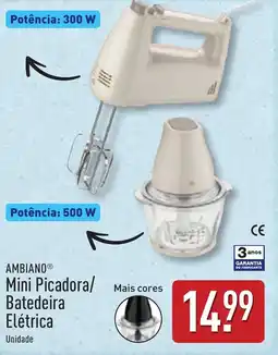 ALDI AMBIANO Mini Picadora/ Batedeira Elétrica promoção
