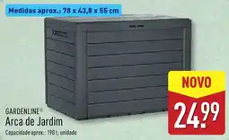 ALDI GARDENLINE Arca de Jardim promoção
