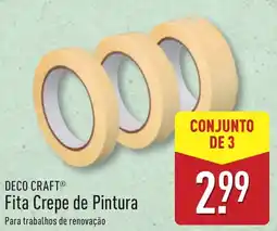 ALDI DECO CRAFT Fita Crepe de Pintura promoção